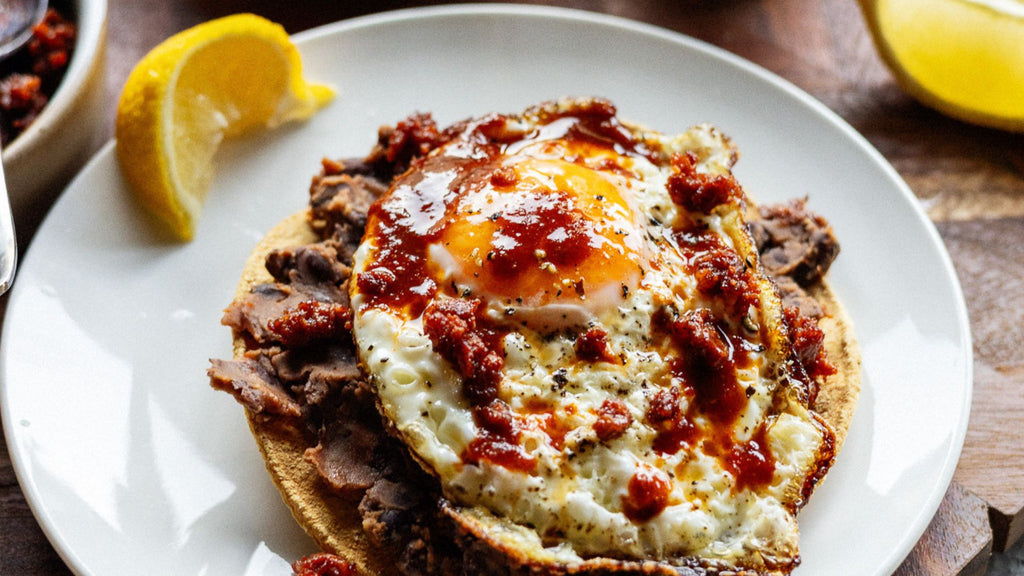 Smokey Chorizo and Egg Tostada